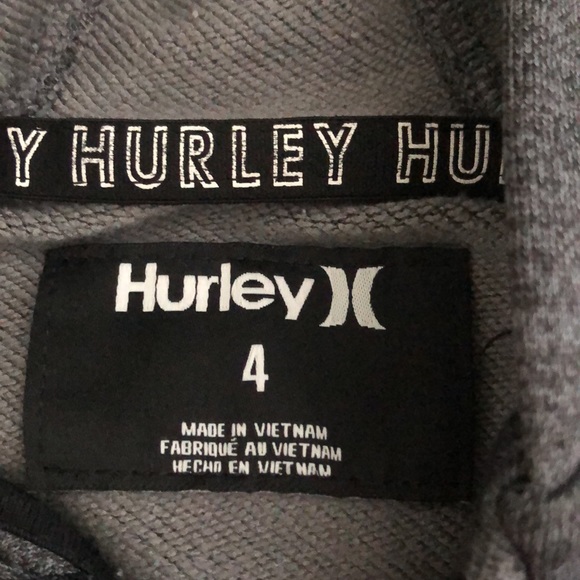 Like new - boys Hurley zip up hoodie size 4 - Picture 4 of 4
